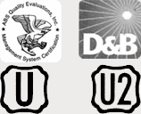 'U' & U-2 Stamp authorized by ASME